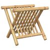 vidaXL Magazine Rack Natural Bamboo Bamboo 16.5 in x 12.0 in x 13.6 in