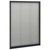 vidaXL Window Screen Anthracite Aluminum frame, Fiberglass mesh