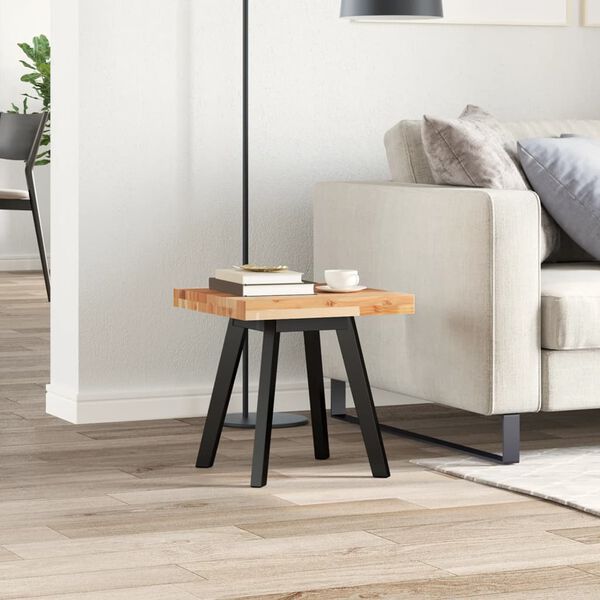 vidaXL Table Top Natural Solid acacia wood 15.7 x 15.7 in Durable