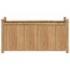 vidaXL Planter Natural bamboo Bamboo 39.4 x 11.8 x 19.7 in
