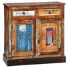 vidaXL Cabinet Multicolor Reclaimed solid wood Medium Cabinet
