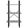 vidaXL Storage Shelf Concrete Grey Metal, Engineered Wood