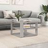 vidaXL Coffee Table Grey Sonoma Engineered Wood Small Coffee Table