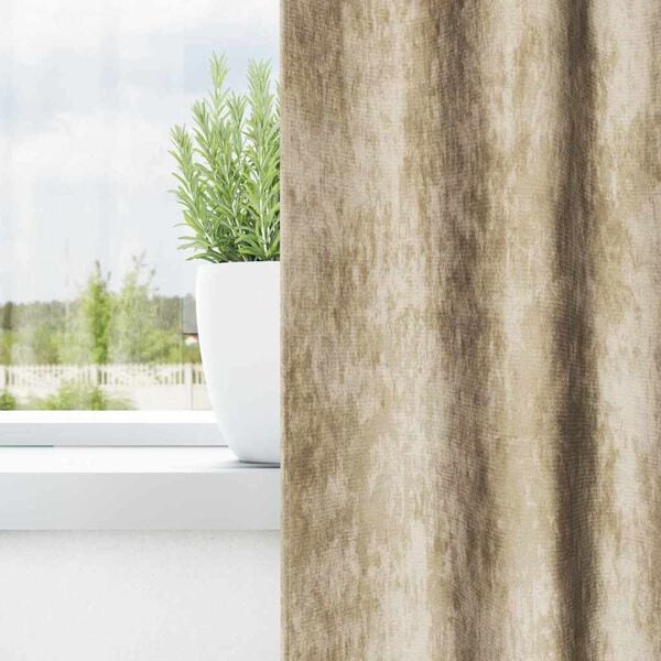 vidaXL Velvet Curtains 2 pcs Cream 55.12 x 55.12 in Velvet
