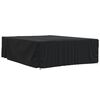 vidaXL Garden Furniture Cover Black 420D Oxford fabric with PU coating