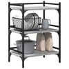 vidaXL Kitchen Trolley Gray Sonoma 19.7"x13.8"x29.7" Engineered Wood