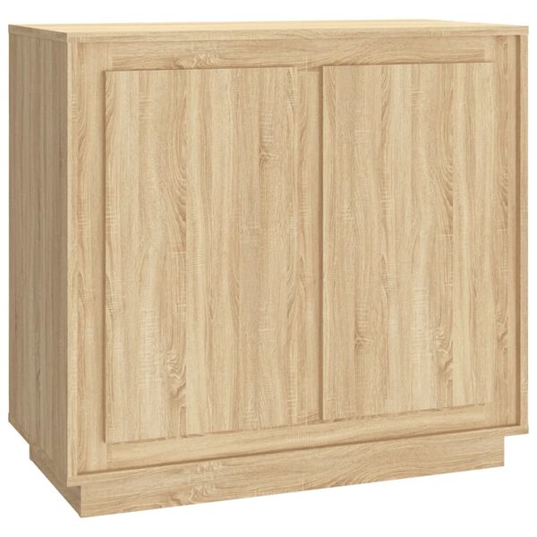 vidaXL Sideboard Sonoma oak Engineered wood Medium Sonoma Oak Sideboard