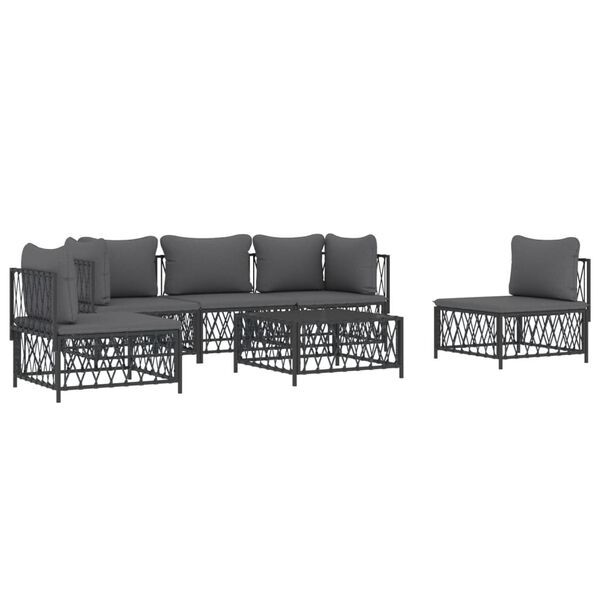 vidaXL Garden Lounge Set Anthracite