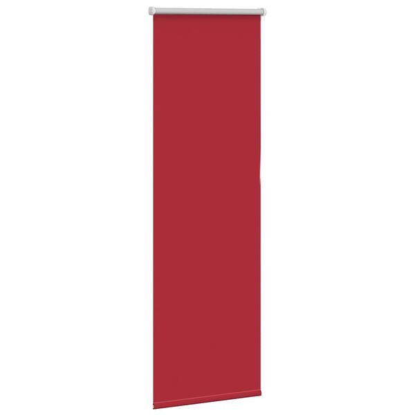 vidaXL Roller Blind Red 100% Polyester 17.7 x 51.2 in