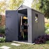 Keter Shed Grey Plastic Medium UV-resistant materials Garden Shed