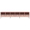 vidaXL TV Cabinet Pink Cold-rolled Steel Large TV Cabinet Rectangular