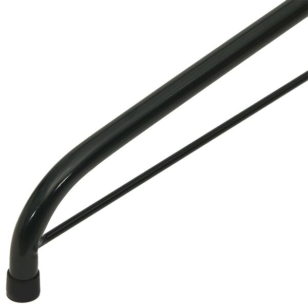 vidaXL Christmas Tree Stand Black Steel Durable Christmas Tree Stand