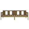vidaXL Day Bed Honey Brown Solid Pine Wood Standard Twin