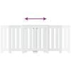 vidaXL Radiator Cover White 80.7x8.5x32.9" Engineered Wood