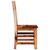vidaXL Dining Chair Set of 2 Honey Matte Solid Acacia Wood Standard