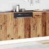 vidaXL Dishwasher Panel Old wood Engineered wood 23.6x0.6x26.4 in
