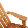 vidaXL Rocking Chair Dark grey and Natural wood