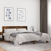 vidaXL Bed Frame Smoked Oak Engineered wood Super King Durable