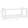 vidaXL Bathroom Sink Frame White Powder-coated iron Large Wall mounting