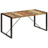 vidaXL Dining Table Unique due to reclaimed wood (multicoloured)