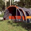 vidaXL Family Tent Tunnel 8-Person Gray Waterproof