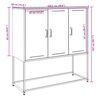 vidaXL Highboard Pink Steel Medium Highboard Rectangular Industrial