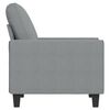vidaXL Sofa Chair Light Grey Fabric (100% polyester), metal, textilene