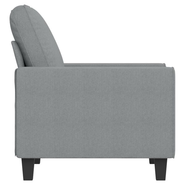 vidaXL Sofa Chair Light Grey Fabric (100% polyester), metal, textilene