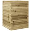 vidaXL Garden Planter Natural wood Treated pine wood Medium Durable