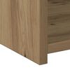 vidaXL Bookcase with Drawer Artisan Oak 30 x 42.4 x 185.2 cm