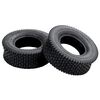 vidaXL Tire Set of 2 Black Rubber 13x5.00-6 Heavy Weight Endurance