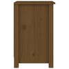 vidaXL Bedside Cabinet Honey Brown Solid Pine Wood Standard