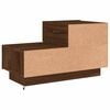 vidaXL Bedside Cabinet Brown Oak Engineered wood Bedside Cabinet
