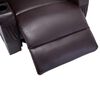 vidaXL Rocking Massage Chair Brown Faux leather, Steel Regular Swivel