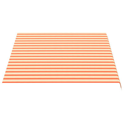 vidaXL Replacement Fabric for Awning Yellow and Orange 11.5'x8.2'