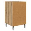 vidaXL Bedside Cabinet Artisan Oak 15.75 x 15.75 x 25.98 in