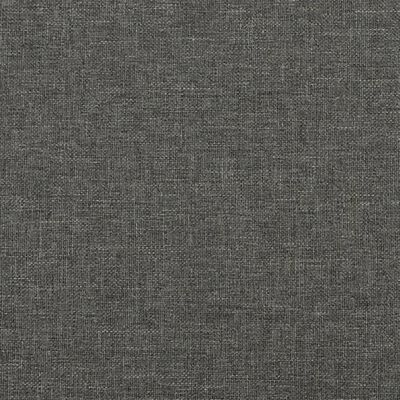vidaXL Pocket Spring Bed Mattress Dark Gray 76"x79.9"x7.9" King Fabric