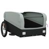 vidaXL Bike Trailer Black and Grey 99.2 lb Iron