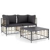 vidaXL Garden Lounge Set Anthracite