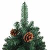 vidaXL Christmas Tree Green PVC 82.7 in tall Decorative Ornaments