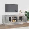 vidaXL TV Cabinet Concrete grey Engineered wood Medium TV Cabinet