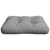 vidaXL Pallet Cushion Gray 100% Polyester 23.6 x 23.6 in