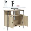 vidaXL Bathroom Sink Cabinet Sonoma oak Engineered wood Medium