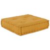 vidaXL Modular Sofa 4 pcs Yellow Fabric