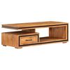 vidaXL Coffee Table Honey touch Solid Acacia wood 39.4x17.7x13.0 in