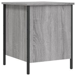 vidaXL Storage Bench Grey Sonoma Engineered wood, metal Medium