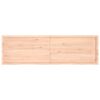 vidaXL Bathroom Countertop 78.7 x 23.6 x (0.8-1.6) " Untreated Solid Wood