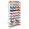 vidaXL Shoe Rack Grey Polypropylene Compact Light Weight Shoe Rack