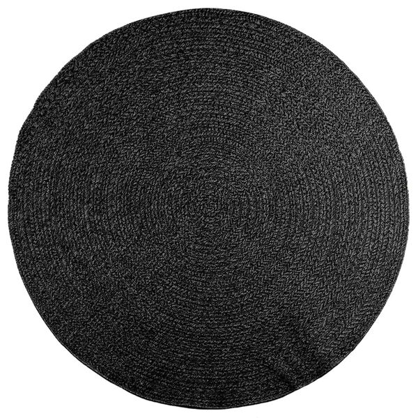 vidaXL Rug Anthracite 100% Polypropylene &Oslash; 78.7 in