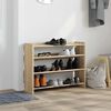vidaXL Shoe Rack Sonoma oak Engineered wood Medium Shoe Rack